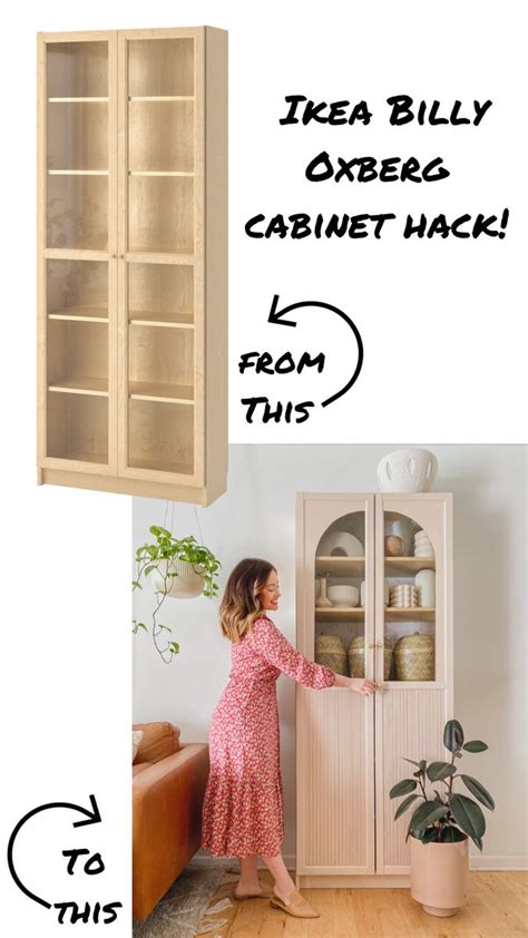 Ikea Hack Billy Oxberg Cabinet With Faux Arches Diy Furniture