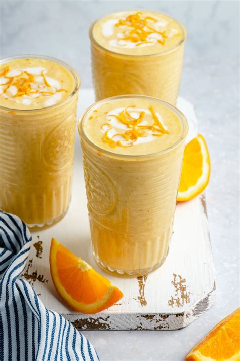 Delicious Orange Creamsicle Smoothie Ambitious Kitchen