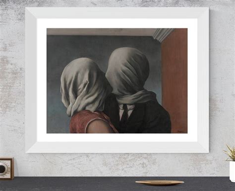 Les Amants The Lovers 1928 René Magritte Art Print Etsy