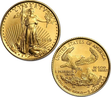 1999 110 Oz Gold American Eagle Coin American1999goldeagle0 1oz