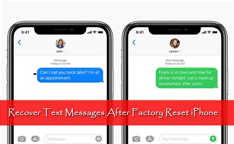 5 Methods How To Recover Text Messages After Factory Reset Iphone