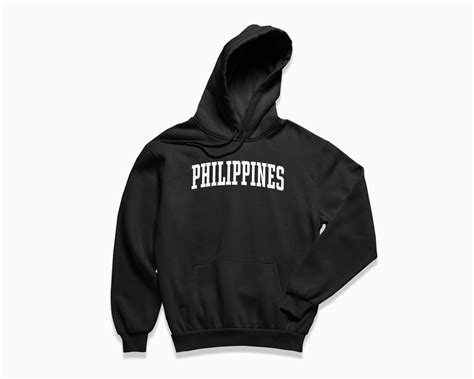 Philippines Hoodie Philippines Hooded Sweatshirt College Etsy