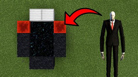How To Make A Portal To The Slenderman Dimension In Minecraft Pocket