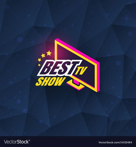 Tv Show Logo Royalty Free Vector Image Vectorstock
