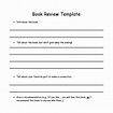 FREE 26+ Book Review Templates in PDF | MS Word