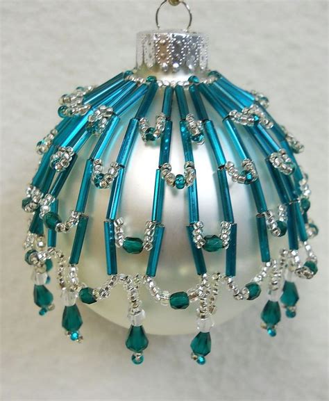 19 Best Beads Ornaments Images On Pinterest Beaded Christmas