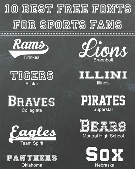 10 Best Free Fonts For Sports Fans Baseball Fonts Free Free Sports