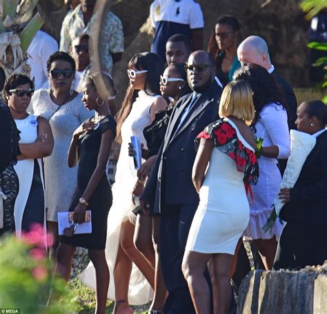 rihanna wipes away tears at funeral for her cousin daily mail online