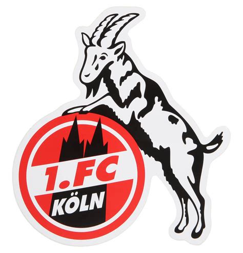 1.fc köln hymne live im stadionlyrics: 1. FC Köln Aufkleber "Geißbock", 15 cm rot/weiß OneSize ...