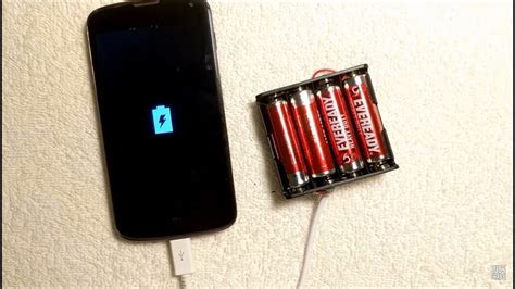 Emergency Mobile Charger Using Aa Batteries Mobile Charger Aa