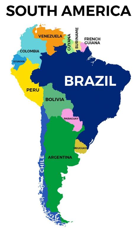 Map South America Brazil Get Latest Map Update