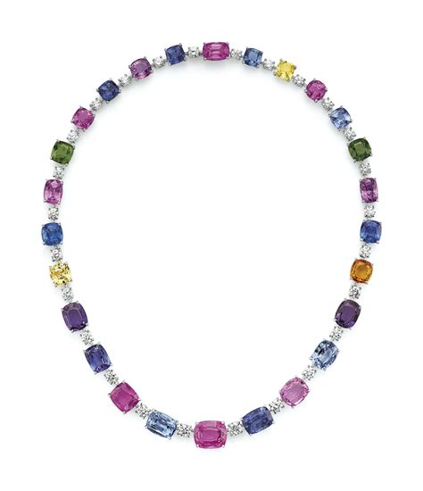 Sapphire Colored Sapphire And Diamond Necklace Graff Christies