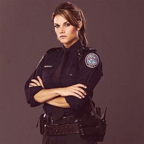 Missy Peregrine As Andy Mcnally Rookie Blue Female Cop Rookie Blue Police Women