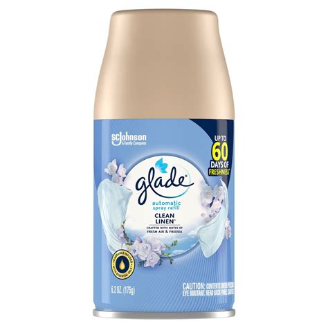 Glade Clean Linen Automatic Spray Refill Shop Air Fresheners At H E B