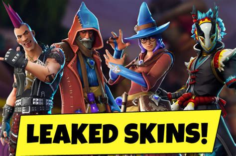 Fortnite Skins Leaked All New 63 Item Shop Season 6 Skins Update From New Epic Games Daily Star