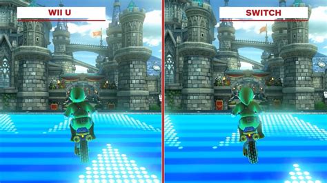 Mario Kart 8 Deluxe Graphics Comparison Wii U Vs Switch