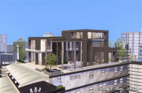 June Release Sims 4 Luxury Penthouse 6月發行 現代奢華閣樓 Free Ruby Red Sims