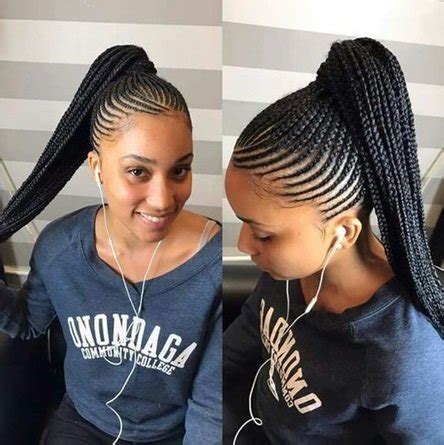 To weave ideal braids you will need to have a comb, hairpins, hair clips, and other accessories you would like to. 60 Latest Hairstyles In Nigeria Pictures For Ladies - Oasdom