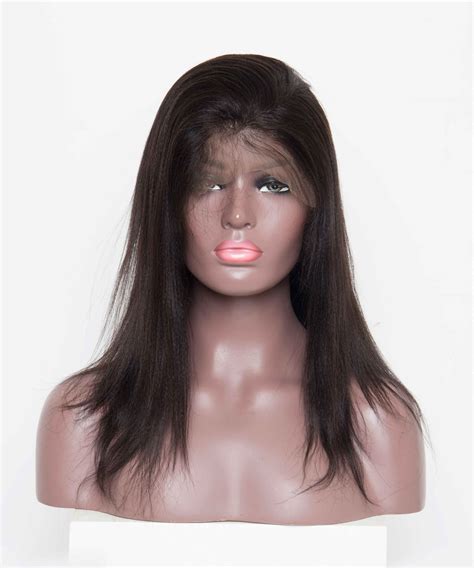 Silk Top Wigs Light Yaki Straight Full Lace Human Hair Wigs Msbuy Com