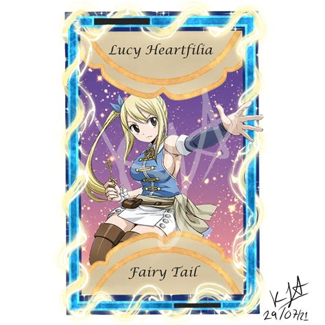 Artstation Lucy Heartfilia Trading Card