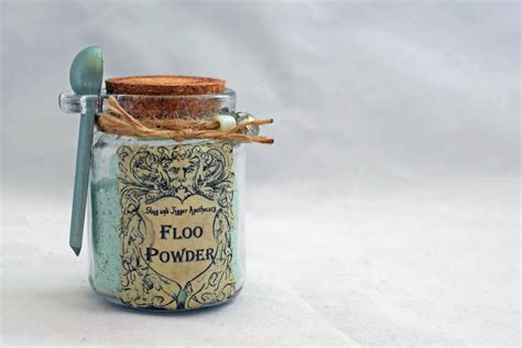 Floo Powder Decorative Harry Potter Glass Jar Of Magical
