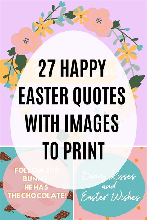 27 Happy Easter Quotes With Images To Print Darling Quote Happy