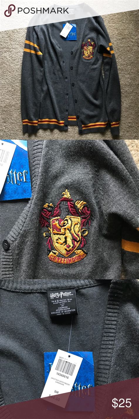 Gryffindor Cardigan Hot Topic Sweaters Cardigan Clothes Design