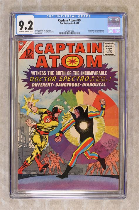 Captain Atom 1965 Charlton Comic Books Graded By Cgc