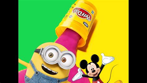 Minions Mickey Mouse Clubhouse Funny Play Doh Cartoon Full Surprise