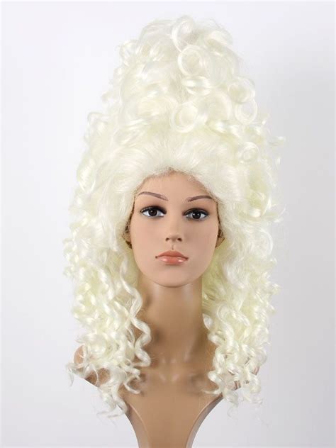 Deluxe Belle Of The Ball Tall Beehive Blonde Costume Wig This Is An