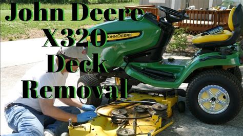 John Deere X320 Deck Belt Tyres2c