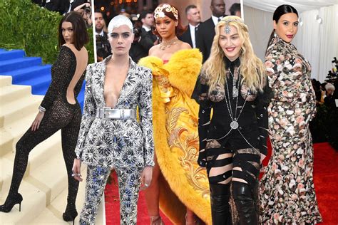 Most Controversial Met Gala Dresses From Rihanna S 75ft Yellow Train To Madonna S Risqué