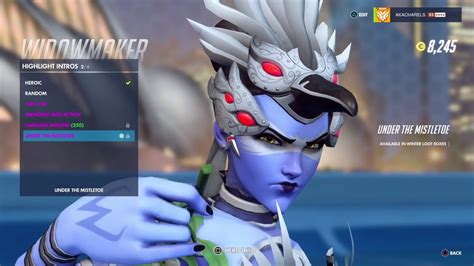 Overwatch Widowmaker Odette Skin All Emotes Poses Intros And Weapons