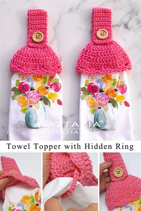 Free Crochet Pattern Dish Towel Holder Ideas Liloe