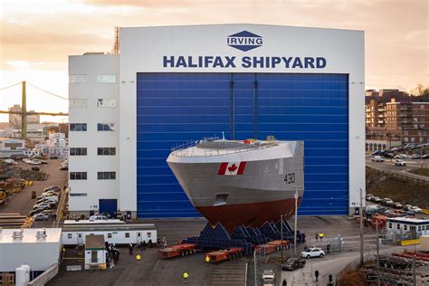 First Arctic And Offshore Patrol Ship Assembled At Halifax Shipyard