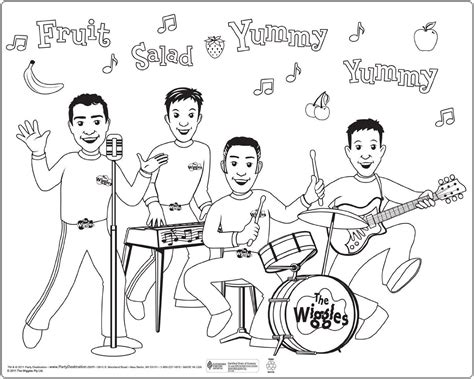 The Wiggles Coloring Pages Coloring Pages And Pictures Imagixs