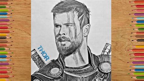 Details More Than 72 Pencil Sketch Of Thor Latest Seven Edu Vn