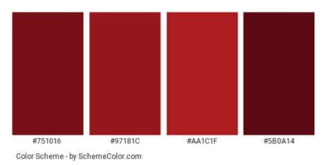 Cherry Reds Color Scheme Image