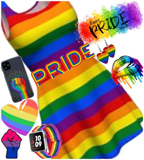 happy pride month outfit shoplook pride wear pride outfit lesbian pride lgbtq pride lgbtq