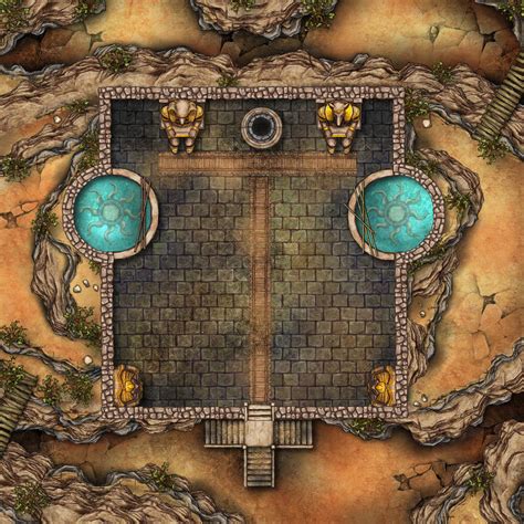 Sand Temple Rpg Map By Ndvmaps On Deviantart