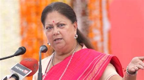 Vasundhara Raje Govt Waives Loans Up To Rs 50000 For Small Marginal Farmers Hindustan Times