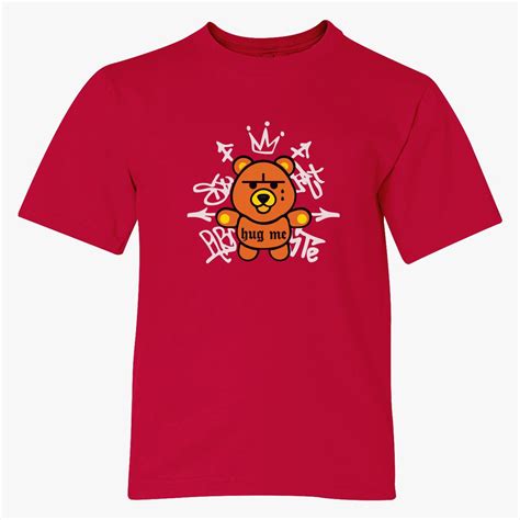 X gon' give it to ya. Gangsta Bear Youth T-shirt - Customon