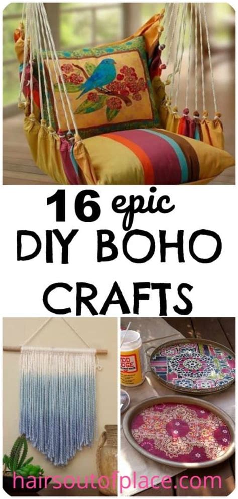 16 Diy Easy Boho Crafts For Your Boho Chic Room Hairs Out Of Place