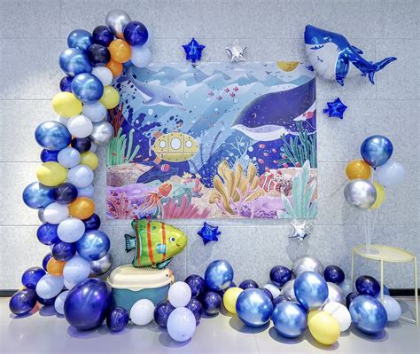 Buy Ocean Theme Balloon Garland Kit Under The Sea Birthday Party