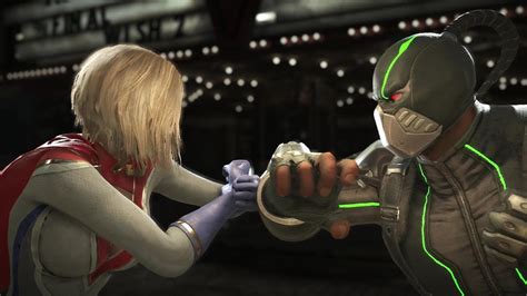 Injustice 2 Power Girl Vs Bane All Introoutro Clash Dialogues