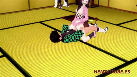 Kimetsu No Yaiba Hentai Tanjiro Fucks Nezuko While Inosuke Fucks