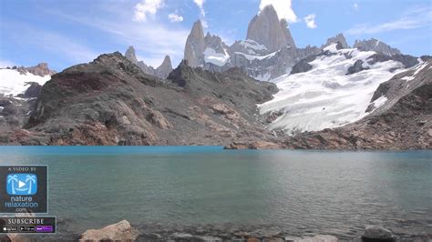 Patagonia 4k Scene W Calming Music Turquoise Mountain