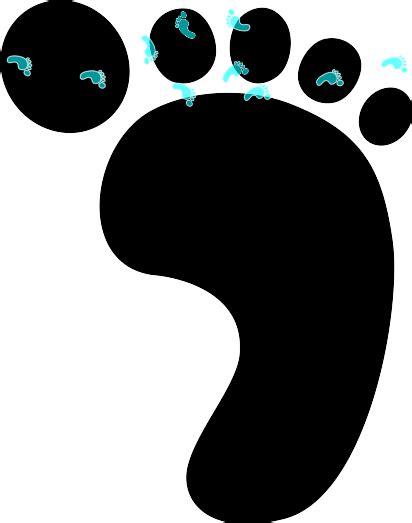 Baby Footprints Clip Art At Vector Clip Art Online Royalty