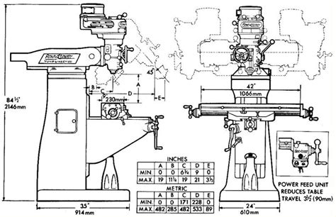 Bridgeport Milling Machine Parts Diagram