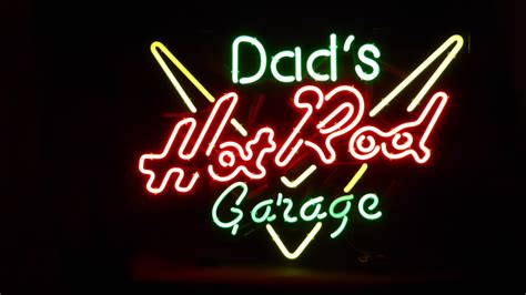 Hot Rod Garage Neon Sign At Kansas City 2021 As Z101 Mecum Auctions